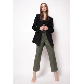 品蔻/Pinko 弹力绉绸单排扣单西 1G17A07624Z99