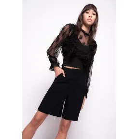 品蔻/Pinko 蕾丝短款罩衫 1G17BVY7T5Z99