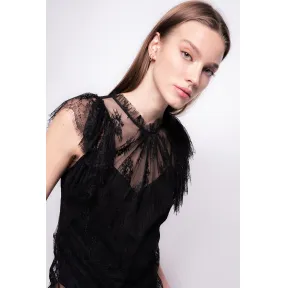 品蔻/Pinko 蕾丝上衣 1G17JJY7T5Z99