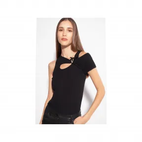 品蔻/Pinko Love Birds 搭扣单肩上衣 1G17TYY7VPZ99