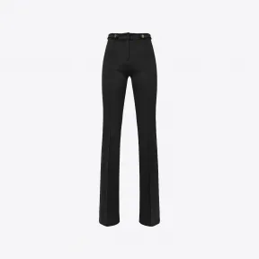 品蔻/Pinko 纽扣装饰喇叭裤 1G17X41739Z99