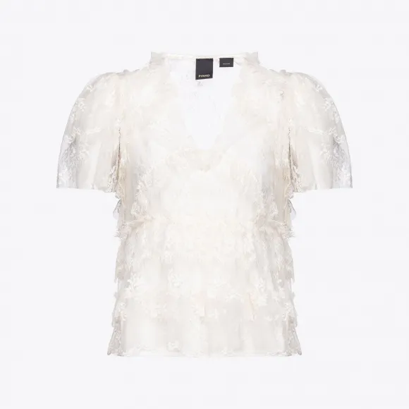 品蔻/Pinko 蕾丝罩衫 1G183UY7T5Z15