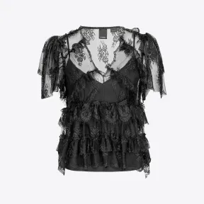 品蔻/Pinko 蕾丝罩衫 1G183UY7T5Z99