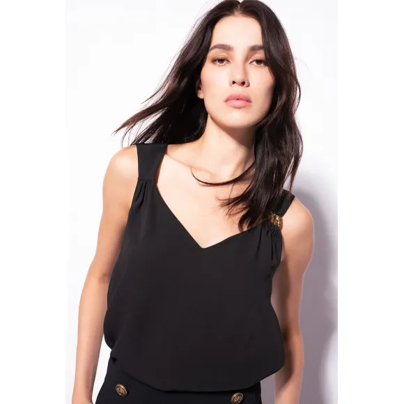 品蔻/Pinko 垂顺绉绸上衣 1G185PV0B0Z99