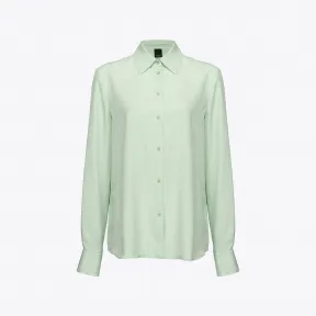 品蔻/Pinko 徽标提花真丝混纺衬衫 1G185YA01PS77