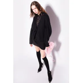 品蔻/Pinko 罗纹短款开衫 1G1868A093Z99