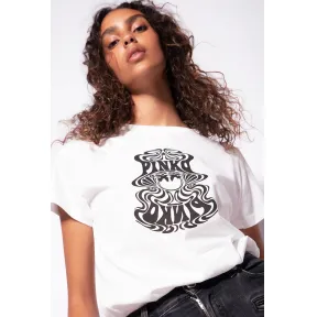 品蔻/Pinko Love Birds 徽标 T 恤 1G186JY6K7Z05