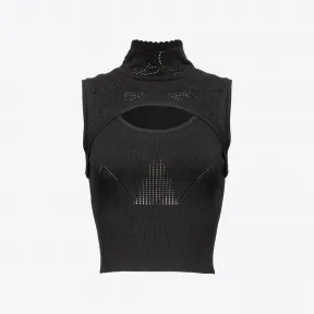 品蔻/Pinko 镂花高领上衣 1G189WZL64Z99