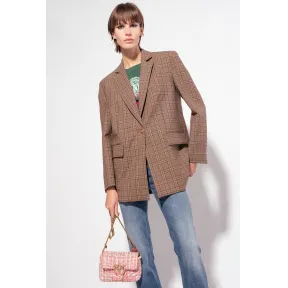 品蔻/Pinko 格纹单西 1G18AXA01SCM0