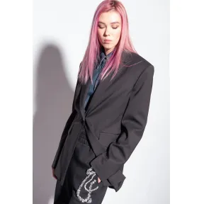 品蔻/Pinko 科技羊毛单排扣单西 1G18AZA04TZ99