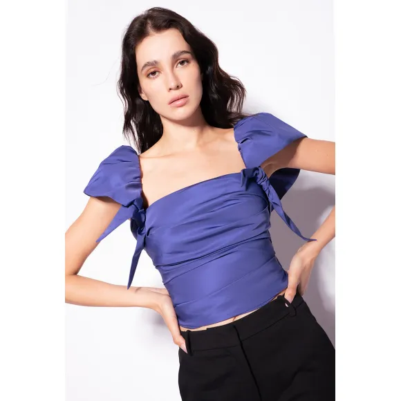 品蔻/Pinko 花瑶布短上衣 1G18BUA01MF47