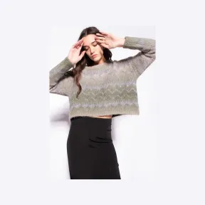 品蔻/Pinko 渐变提花套衫 1G18C5A09MVGC