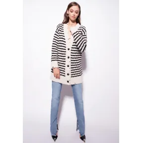 品蔻/Pinko 花式条纹开衫 1G18C7A09DDZ0