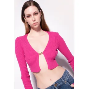 品蔻/Pinko 细罗纹短款开衫 1G18EGA0CPO28