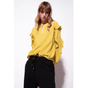 品蔻/Pinko 徽标提花真丝罩衫 1G18FBA01PU23