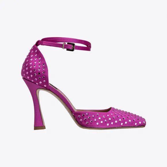 品蔻/Pinko 水钻装饰高跟鞋 1H2139A074O28