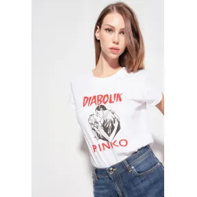 品蔻/Pinko Diabolik T 恤 1L1098Y5SNZ04