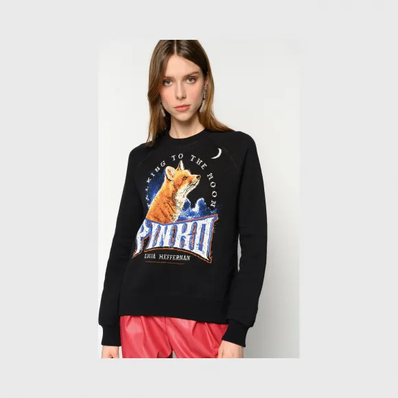 品高/Pinko “Talking To The Moon”提花套头衫 1N12UP-8331Z99