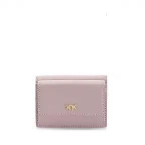 品高/Pinko 粉红色 钱德勒M真丝小牛皮小牛皮钱包 1P21ELY5FFQ19