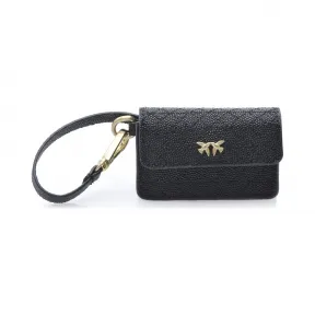 品高/Pinko LIMOUSINE BLACK 威奇托鱼子酱皮革+尼龙 1P21HLY5VRZ99