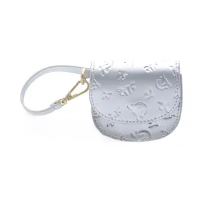 品高/Pinko 银色 华盛顿1层压皮革+尼龙手提袋 1P21HNY5VTZZF