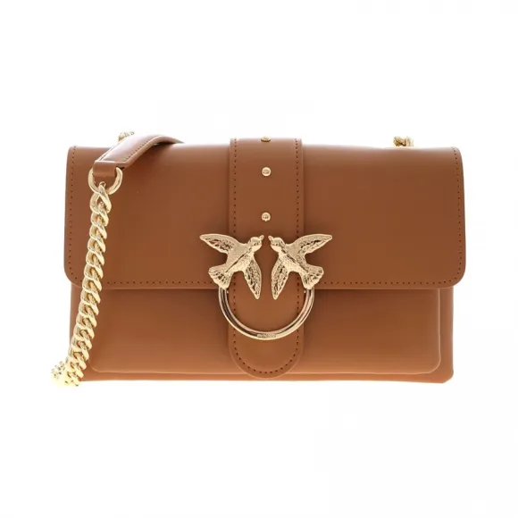 品高/Pinko 女性 啡色 皮革 手提包 1P21KU-Y5FFL11