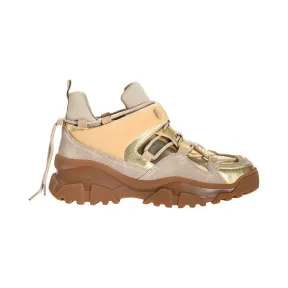 品高/Pinko 贴金属箔徒步运动鞋 1P21Y2-Y6PZCH2