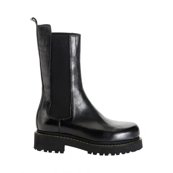 品高/Pinko 皮革无系带厚底水陆两栖鞋 1P21YU-Y6QSZ99