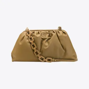 品蔻/Pinko Maxi Chain Clutch Block Color 手拿包 1P22KWY7TWC89B