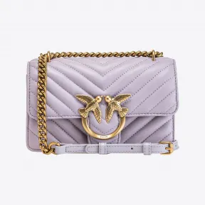 品蔻/Pinko Mini Love Bag Icon 人字斜纹手袋 1P22ULA03ZI41Q