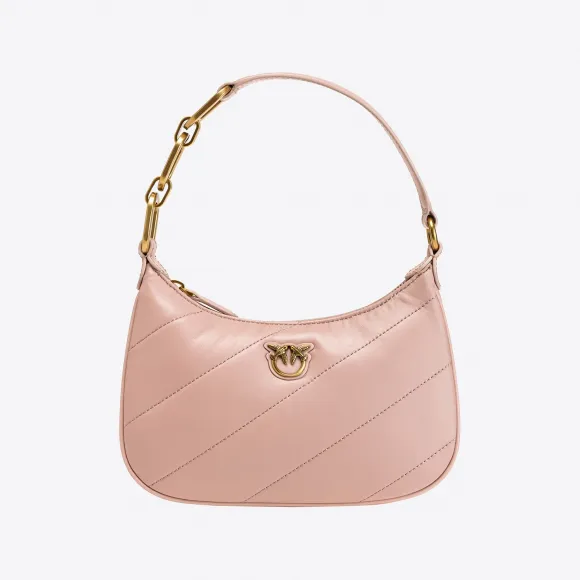 品蔻/Pinko Mini Love Bag Half Moon Maxi Quilt 手袋 1P22YQA0AFO81Q