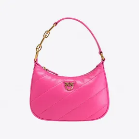 品蔻/Pinko Mini Love Bag Half Moon Maxi Quilt 手袋 1P22YQA0AFP01Q