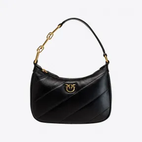 品蔻/Pinko Mini Love Bag Half Moon Maxi Quilt 手袋 1P22YQA0AFZ99Q