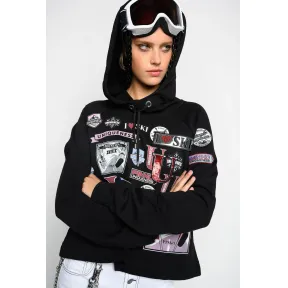 品高/Pinko LIMOUSINE BLACK ORELLE棉羊毛卫衣 1Q100AY54BZ99