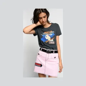 品高/Pinko 淡紫粉红色 克拉玛特·米尔尼短裙 1Q100NZ1HQP09