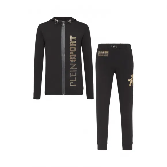 普兰/Plein Sport 黑色 / 金色 男士 运动服 A18C-MJJ0120-SJO001N_0216