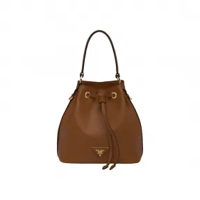 普拉达/Prada Saffiano 皮革水桶包 1BE032 2A4A F0046