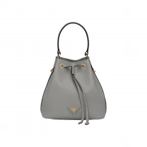 普拉达/Prada Saffiano 皮革水桶包 1BE032 2A4A F0424