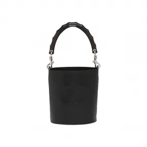 普拉达/Prada 木质提手皮革水桶包 1BE048-2AIX-F0002