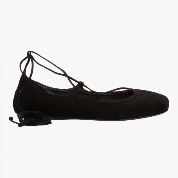 普拉达/Prada 黑色  芭蕾舞鞋 1F657H 008 F0002