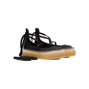 普拉达/Prada 缎面芭蕾平底鞋 1F933L-049-F0002