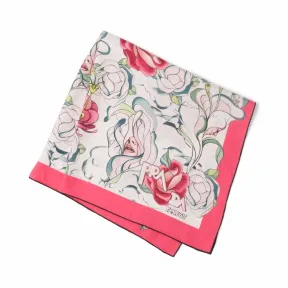 普拉达/Prada Fantasy 花卉印花丝巾 1FF001-1NKA-F0384