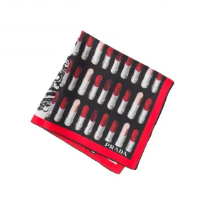 普拉达/Prada Double Match 口红和巴洛克风格印花丝巾 1FF004 2B7L F0002