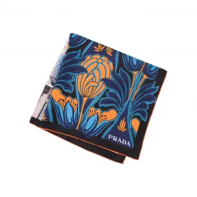 普拉达/Prada Double Match 漫画和郁金香印花丝巾 1FF004 2CAY F0KPK