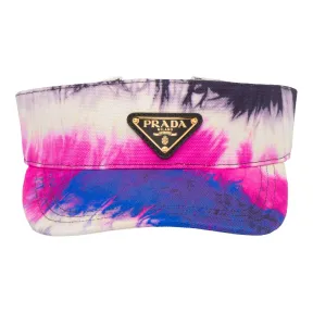 普拉达/Prada 黑色/粉红色  遮阳帽 1HV008 2B8S F0T79