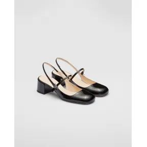 普拉达/Prada 漆皮后饰带鞋 1I161N-069-F0002