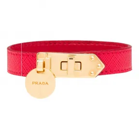 普拉达/Prada Saffiano 皮革手环 1IB109-053-F0011