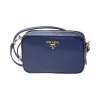 普拉达/Prada  蓝色 牛皮 斜挎包 1N1674-053-F0016