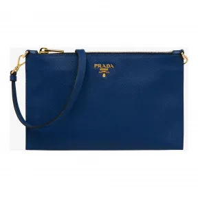 普拉达/Prada 矢车菊蓝  化妆包 1NH004 PN9 F0016
