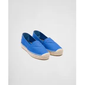 普拉达/Prada 斜纹棉质草底鞋 1S839M-3LKE-F0013